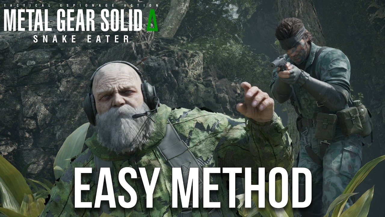 Easy way to hold up 'The End' in Metal Gear Solid Delta (for Moss camo and 'You Snooze, You Lose')