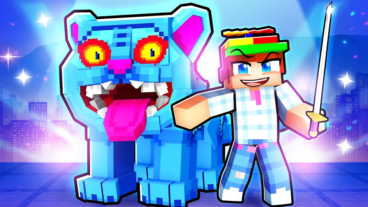 Adopting the SAJA BOYS TIGER in Minecraft!