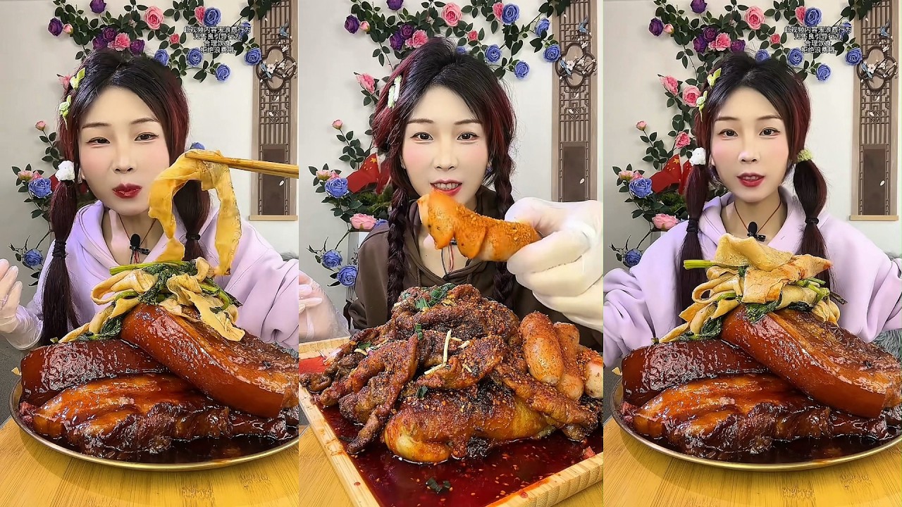 【ASMR】【MUKBANG】DELICIOUS DINING PROGRAM | HOMEMADE CHINESE FOOD | 食べる | 吃播 #咀嚼音