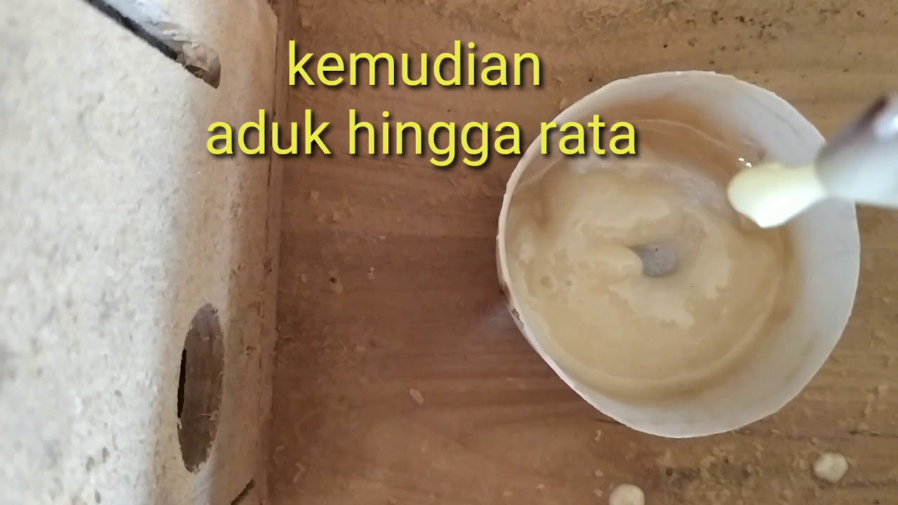 Cara mencampur lem epoxy bagi pemula#lem