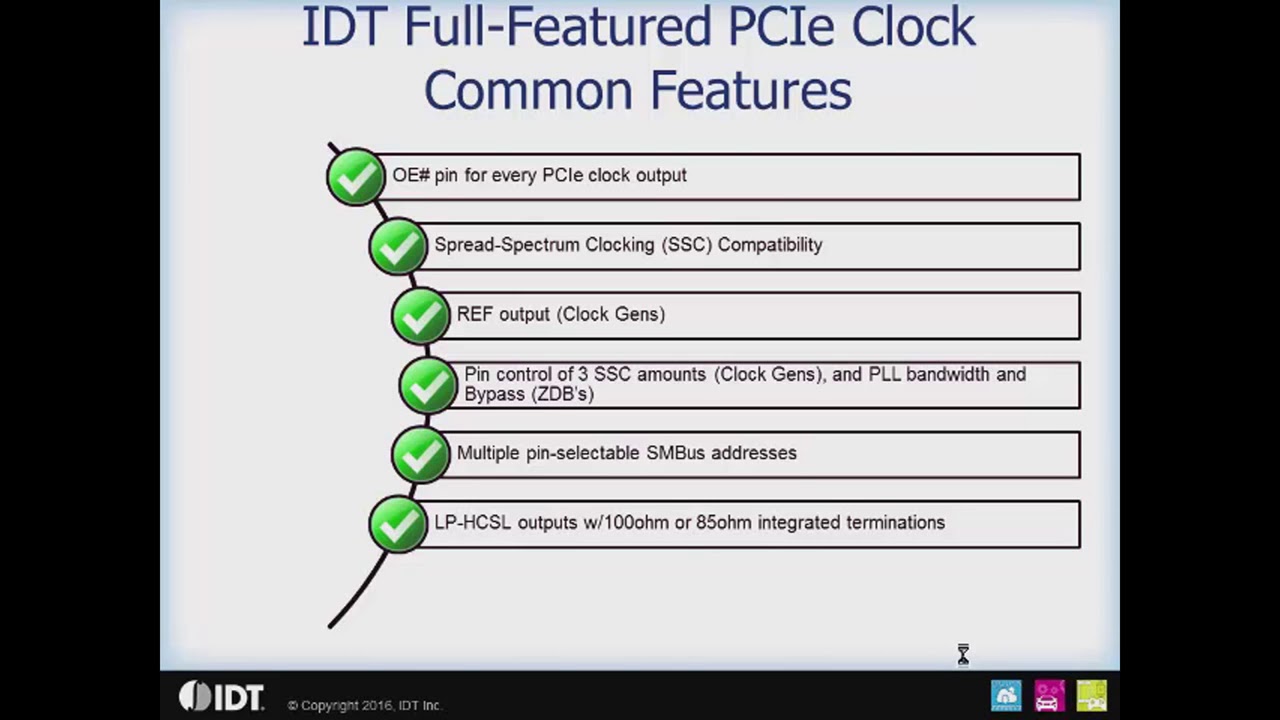 PCI Express PCIe Clock Overview by IDT