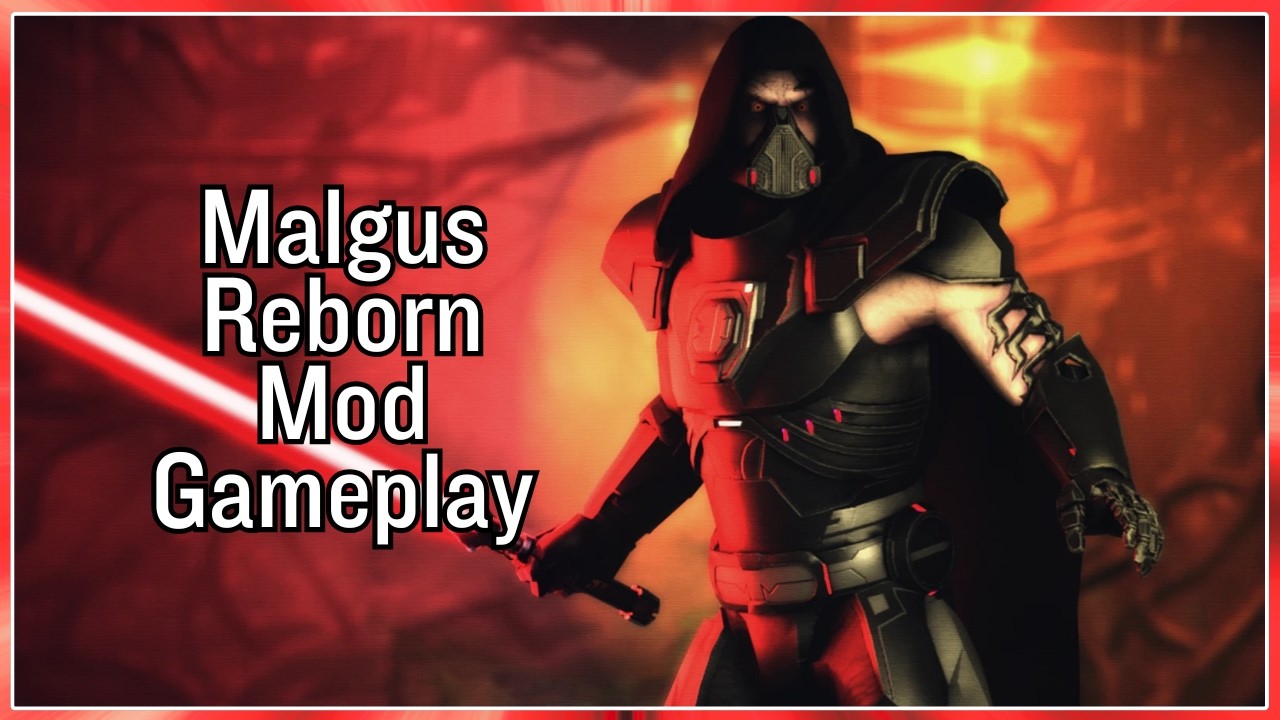 Star Wars Battlefront II - Darth Malgus Reborn Mod Gameplay
