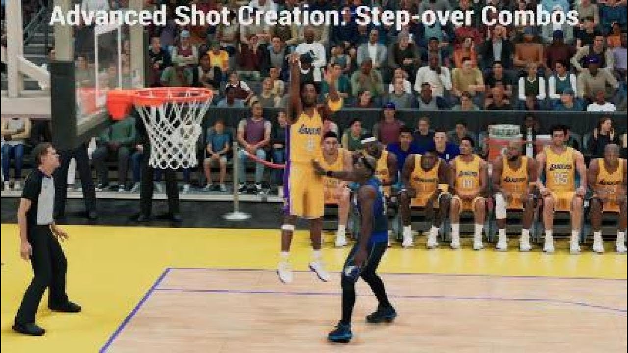 NBA 2K22 Advanced Shot Creation: Step-over and Escape Dribble Pull-up Combos