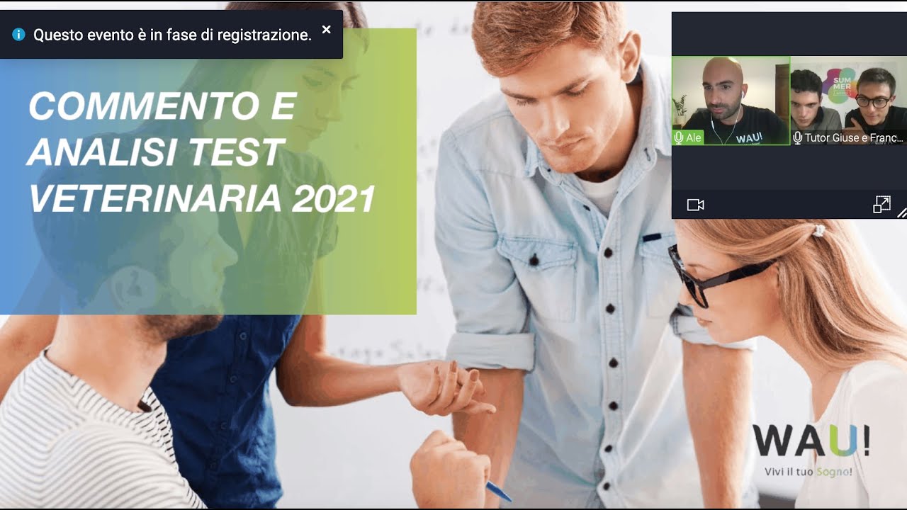 TEST DI VETERINARIA 2021 - COMMENTO E ANALISI