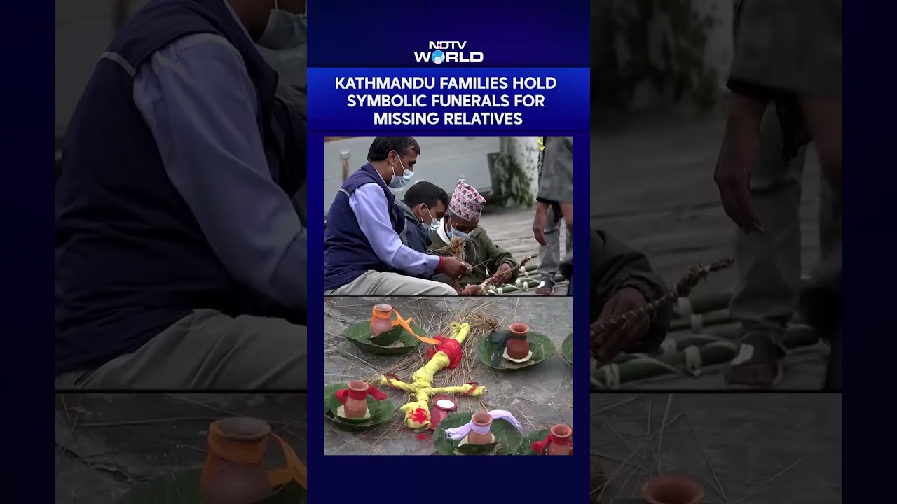 Nepal Families Turn To Symbolic Hindu Funerals For Relatives Still Missing After Nepal Floods