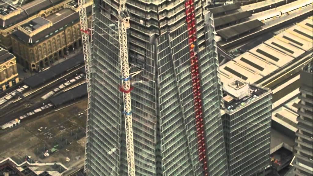 The Shard: Aerial of construction - March 2011