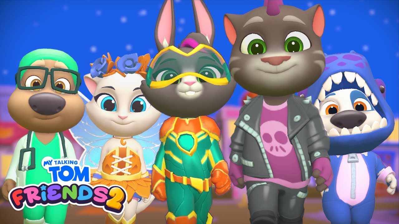 Trick or Treat! 🍬🎃 HALLOWEEN UPDATE | My Talking Tom Friends 2 Game Stories