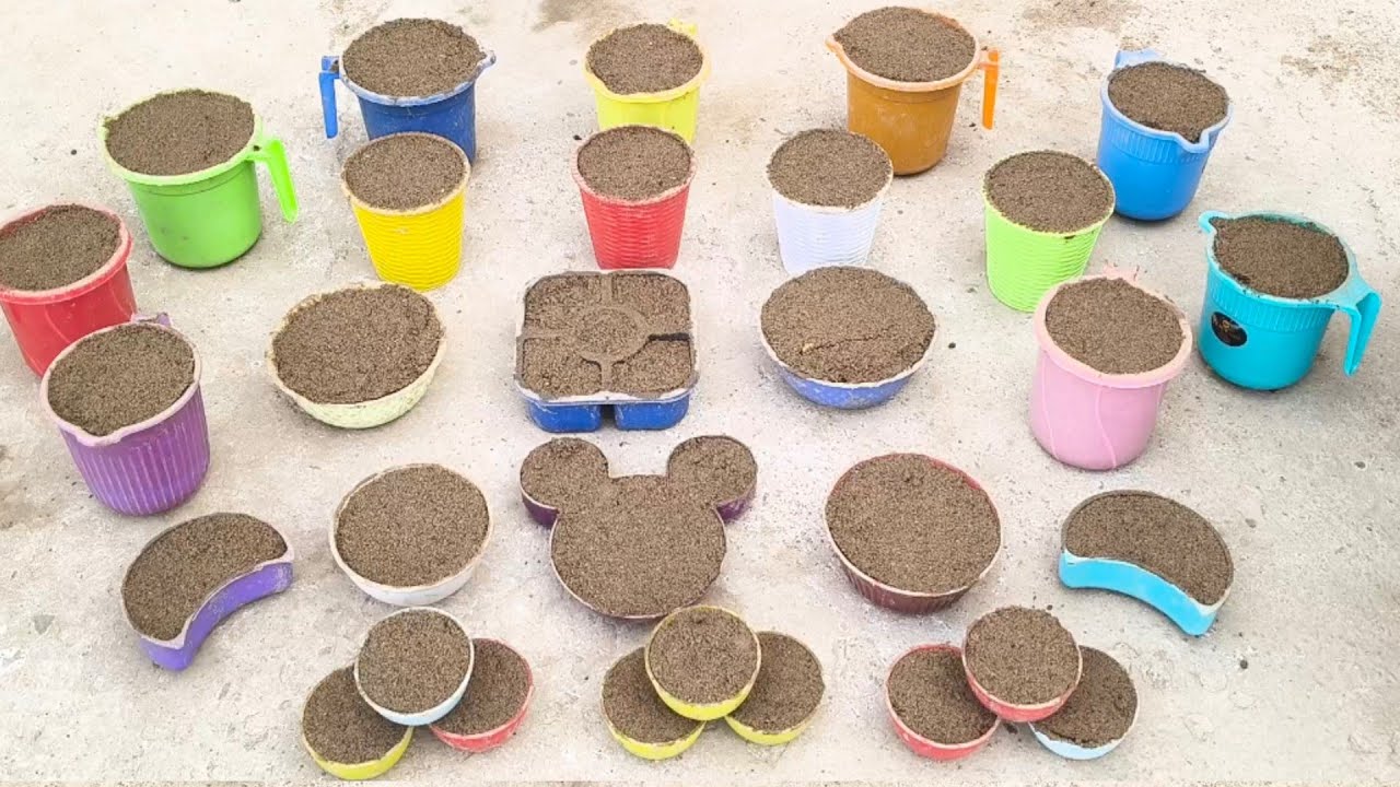 Satisfying ASMR amazing video/ how to make sand art in glass