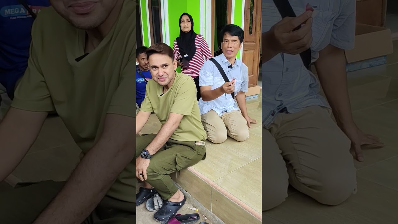 Abi ramzi dan ayah kejora ngerujak dirumah warga #ayahkejora #abiramzi