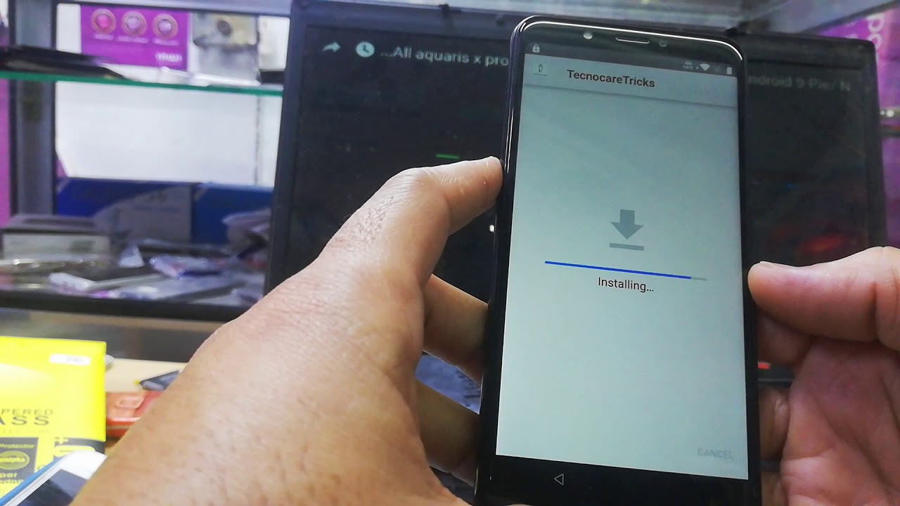 تخطي حساب google bq aquaris c