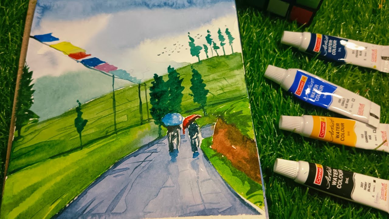 Watercolour on paper ♥️🎨🖌️