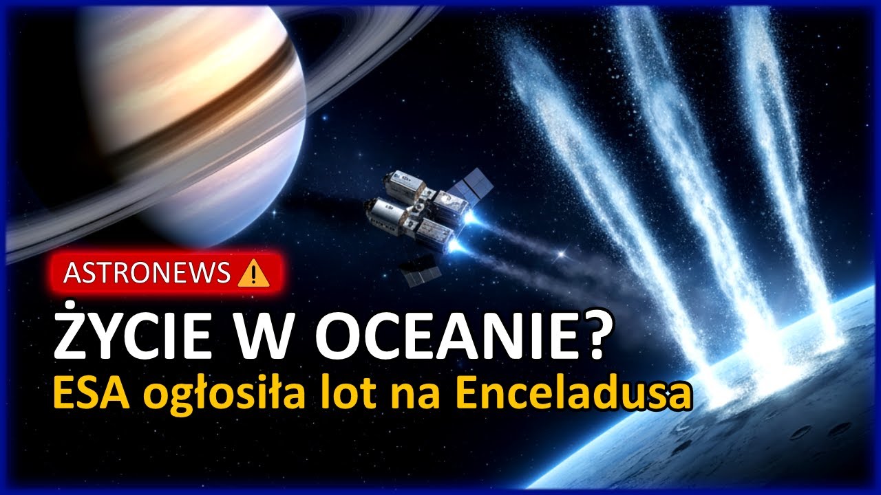 ESA RUSZA PO ŻYCIE! Największa misja w historii: Lądowanie na oceanie Enceladusa.