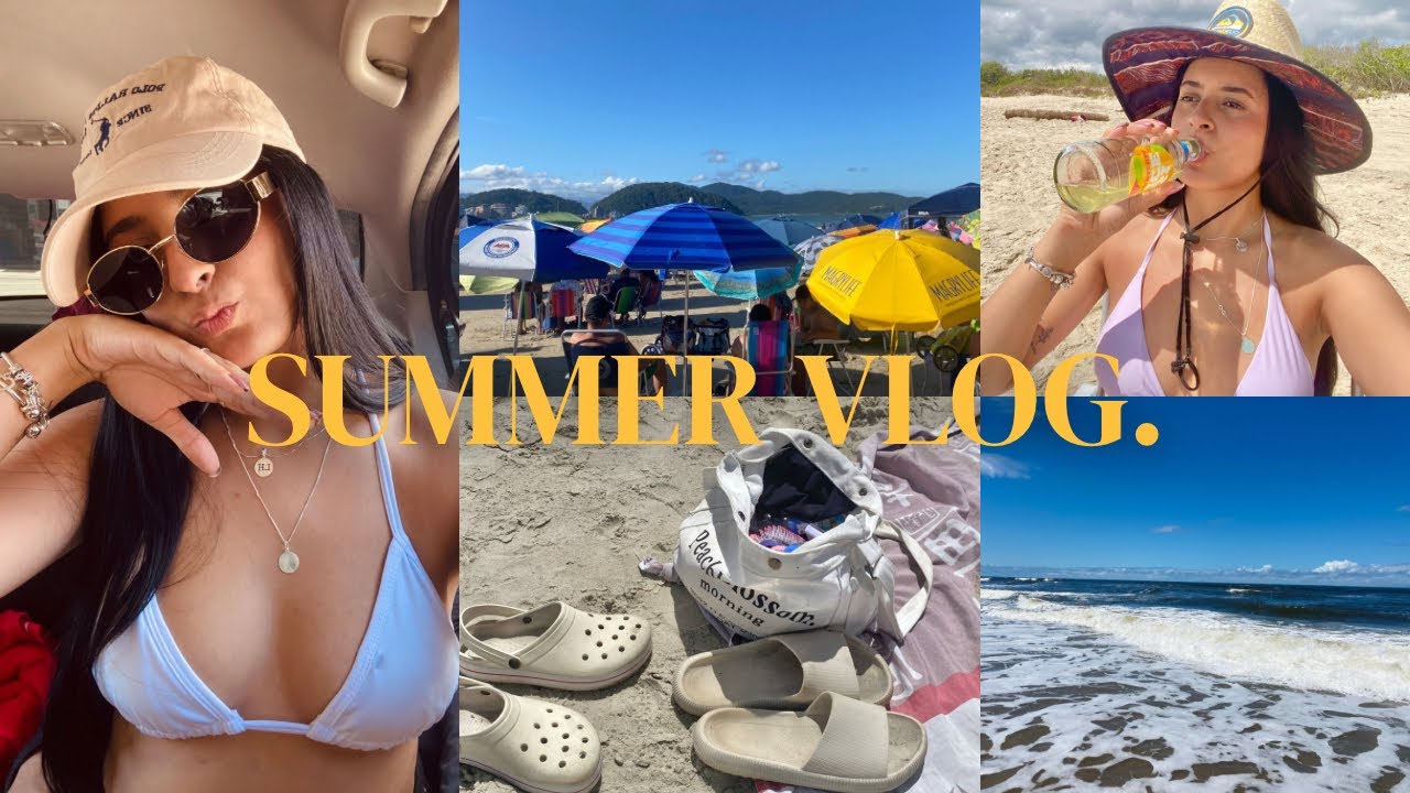 VLOG do fim de semana na praia com a família 
