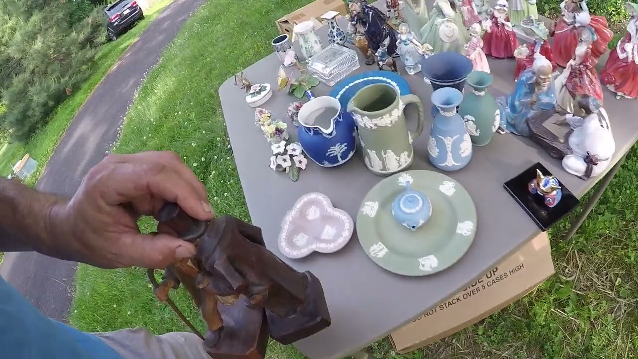 A Few Good Yard Sales After a Quick Stop at the Flea Market Looking For Antiques