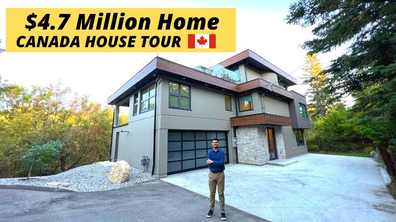 Canadian Houses| Inside a $4,700,000 Mega MANSION in Edmonton, Canada! | Life in Canada