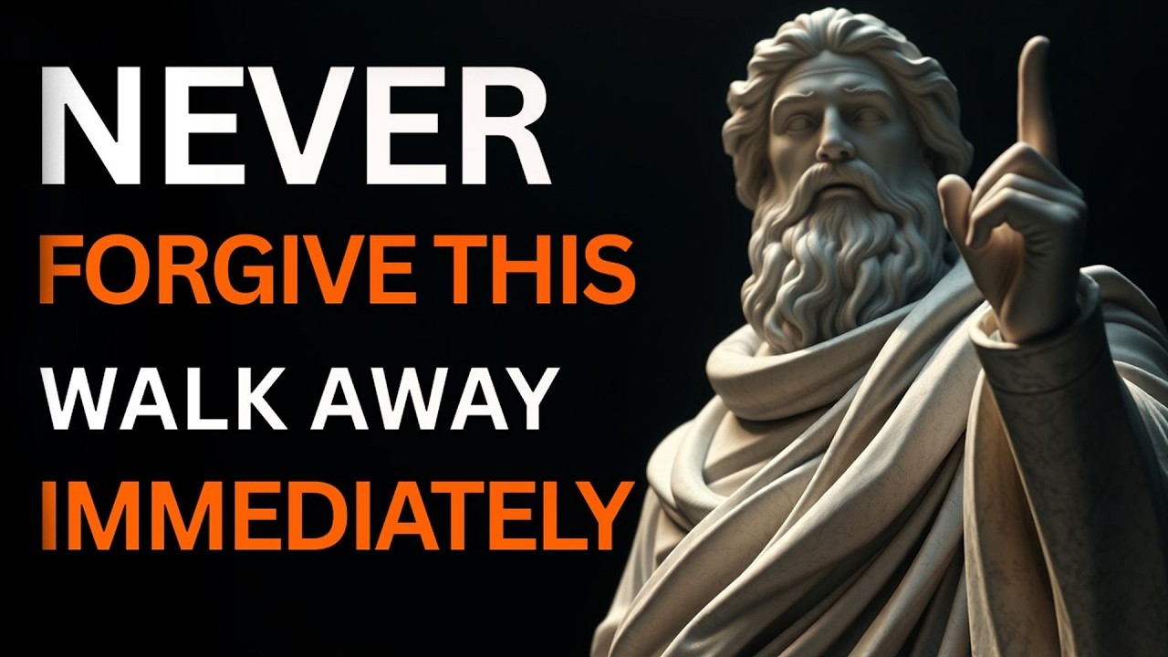 4 Signs They Will Eventually Destroy You (Don't Forgive This) | Stoicism