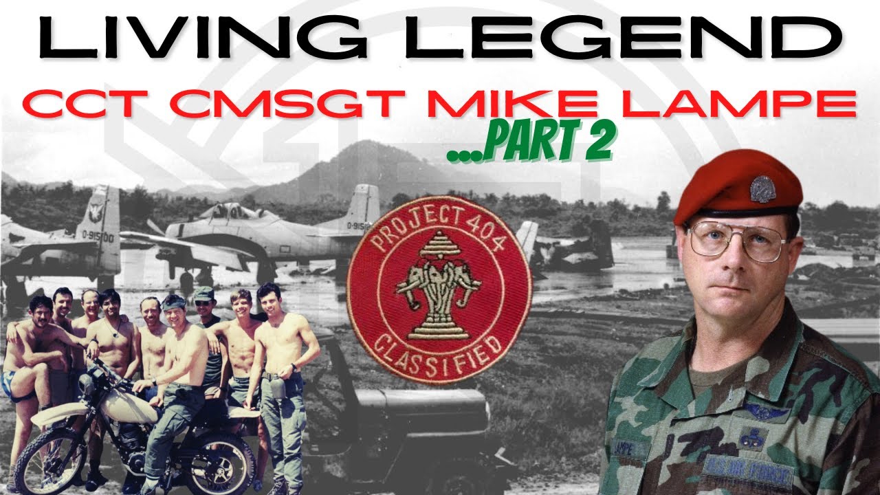 USAF CCT Vietnam War Vet, Living Legend CMSgt Mike Lampe- Part 2!