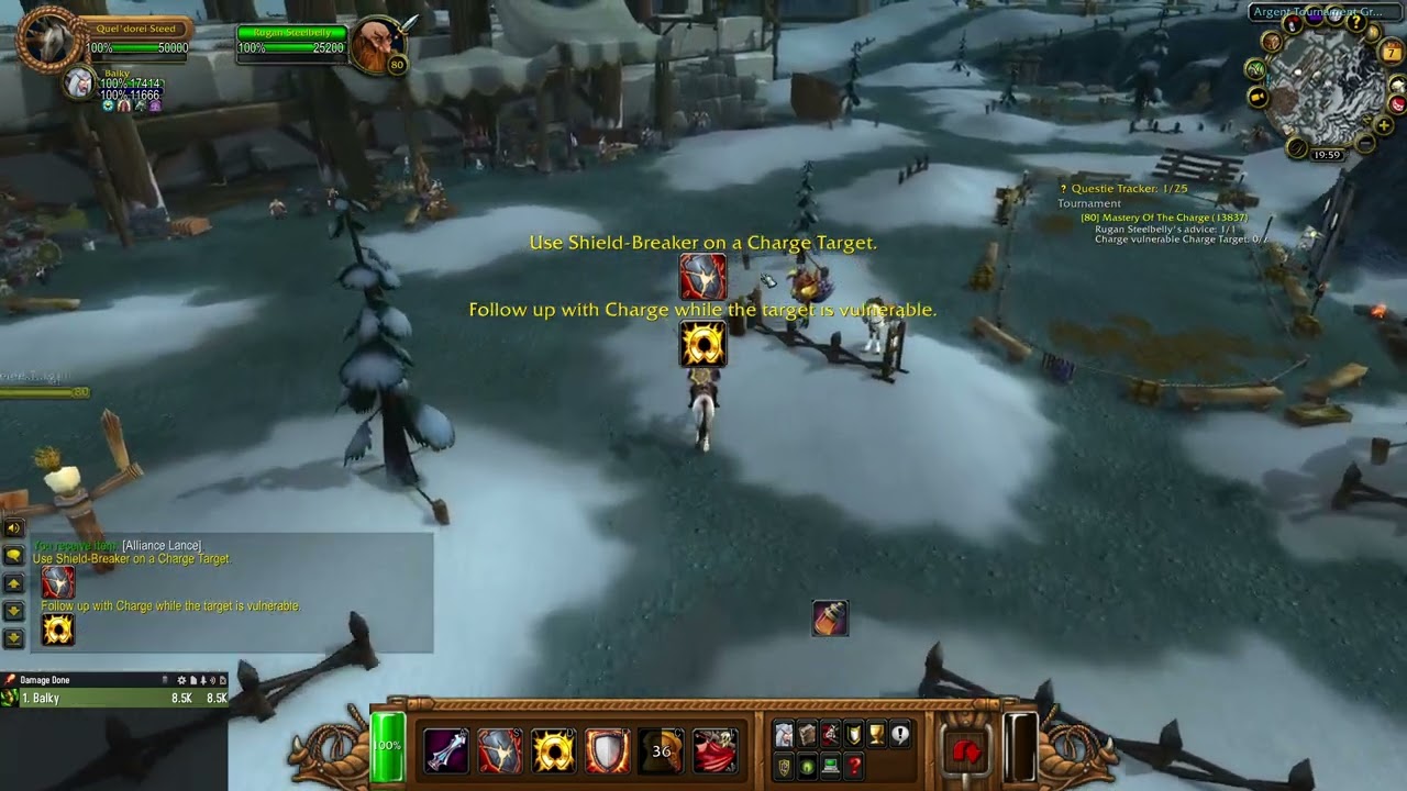 Mastery Of The Charge (WOW WOTLK quest)