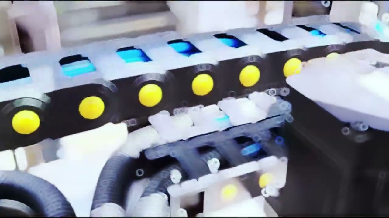 Llenadora automática de 4 boquillas con seguimiento | Drafpack