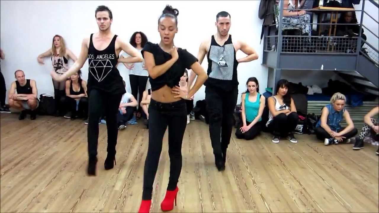 YANIS MARSHALL CHOREOGRAPHY LOVE IN THIS CLUB USHER   BEYONCE  HEEL'S CLASS FEATURING MARIE NINJA