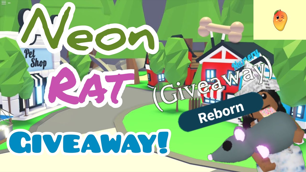 Neon rat giveaway!!!| Mango Monday!