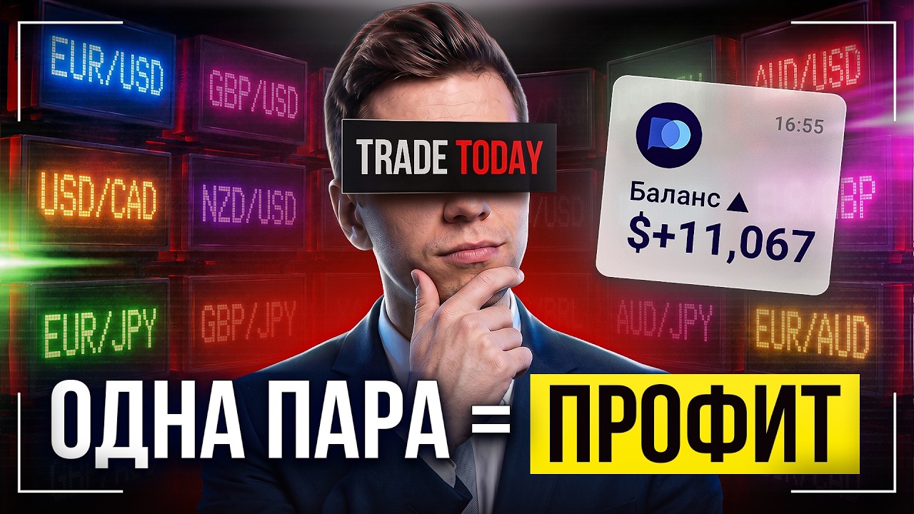 Как Торговать БЕЗ МИНУСОВ на Одной Валютной Паре? Обучение трейдингу с нуля