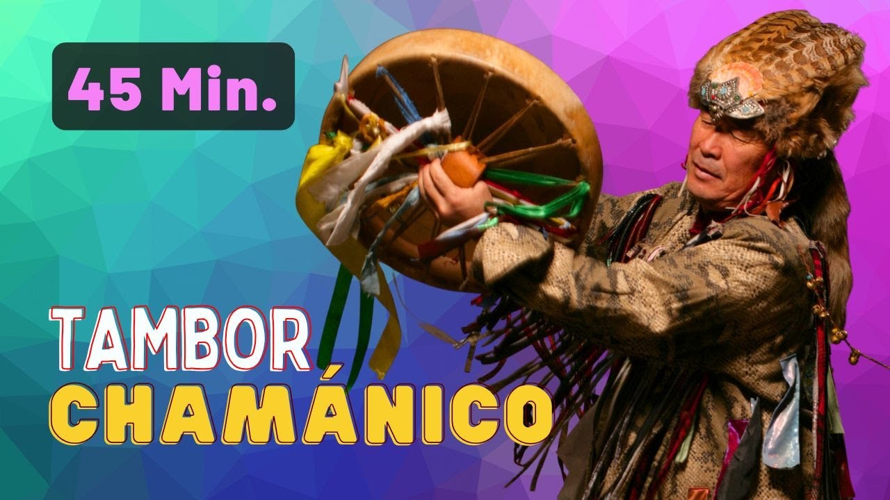 Viaje Cham&aacute;nico (4K) ✨con Tambor 🥁 y Sonajas (maracas) 🔔 | 45 Min ⏳ | Estilo Michael Harner