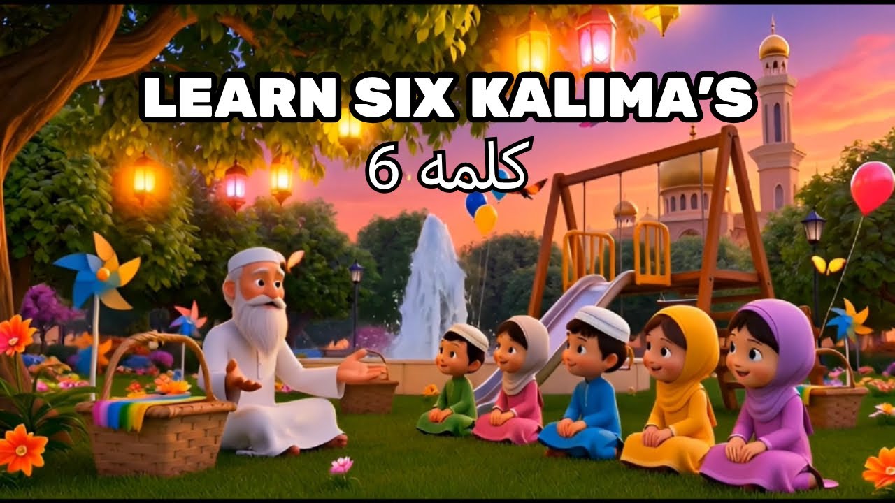 Islamic Kalimas In Arabic | Learn Six Kalimas For Kids | 6 Kalimas of Islam 