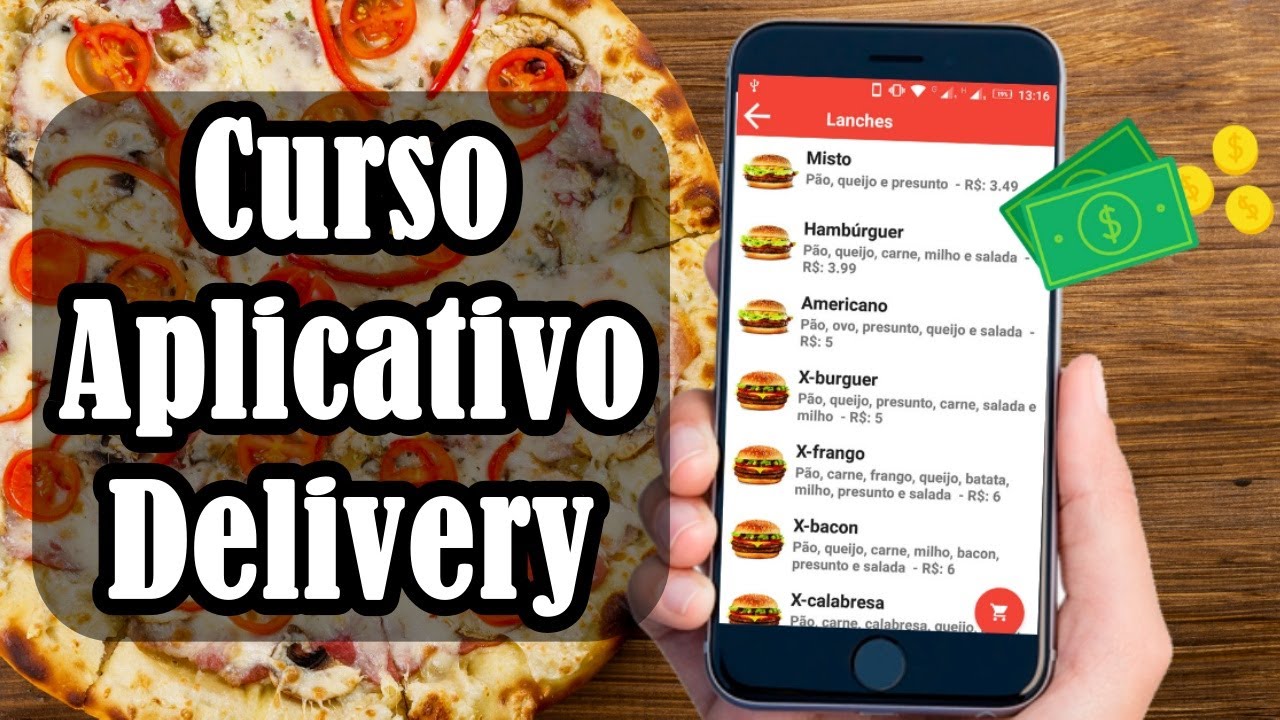 📲 Curso Aplicativo Delivery  - Ganhe Dinheiro Criando App Delivery