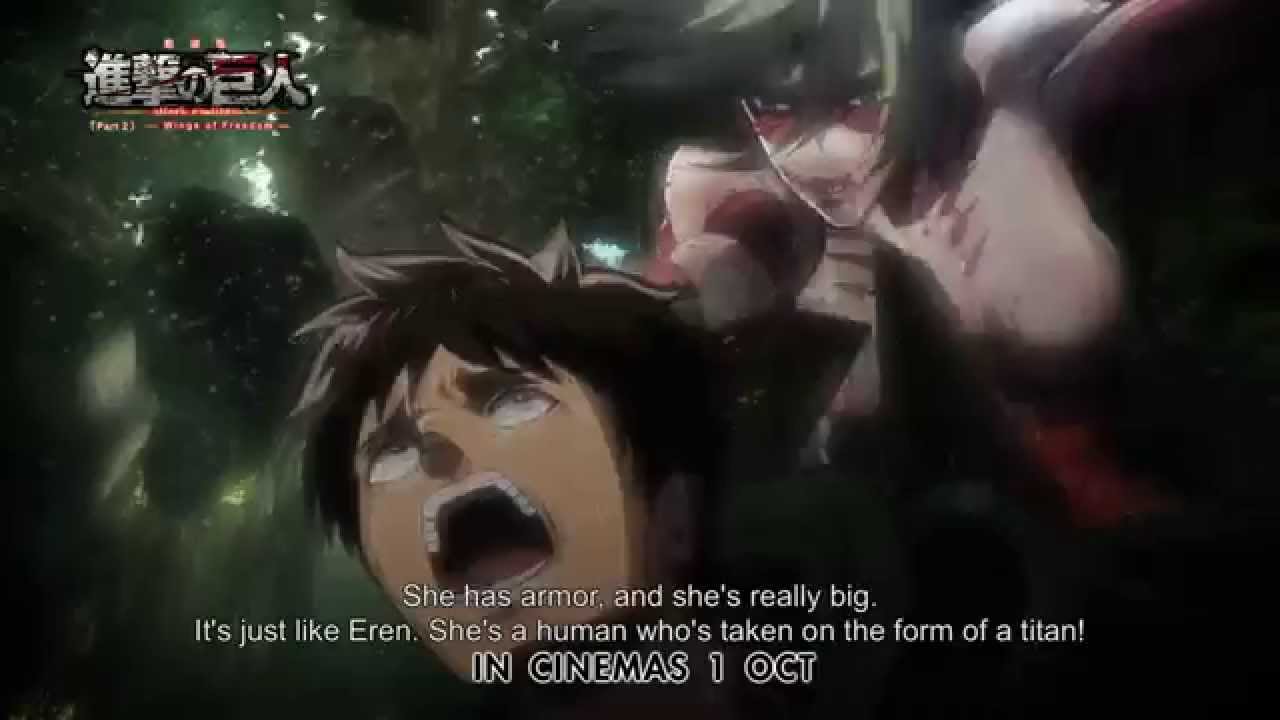 Attack On Titan: Wings Of Freedom - Official Trailer (In Cinemas 1 Oct 2015)