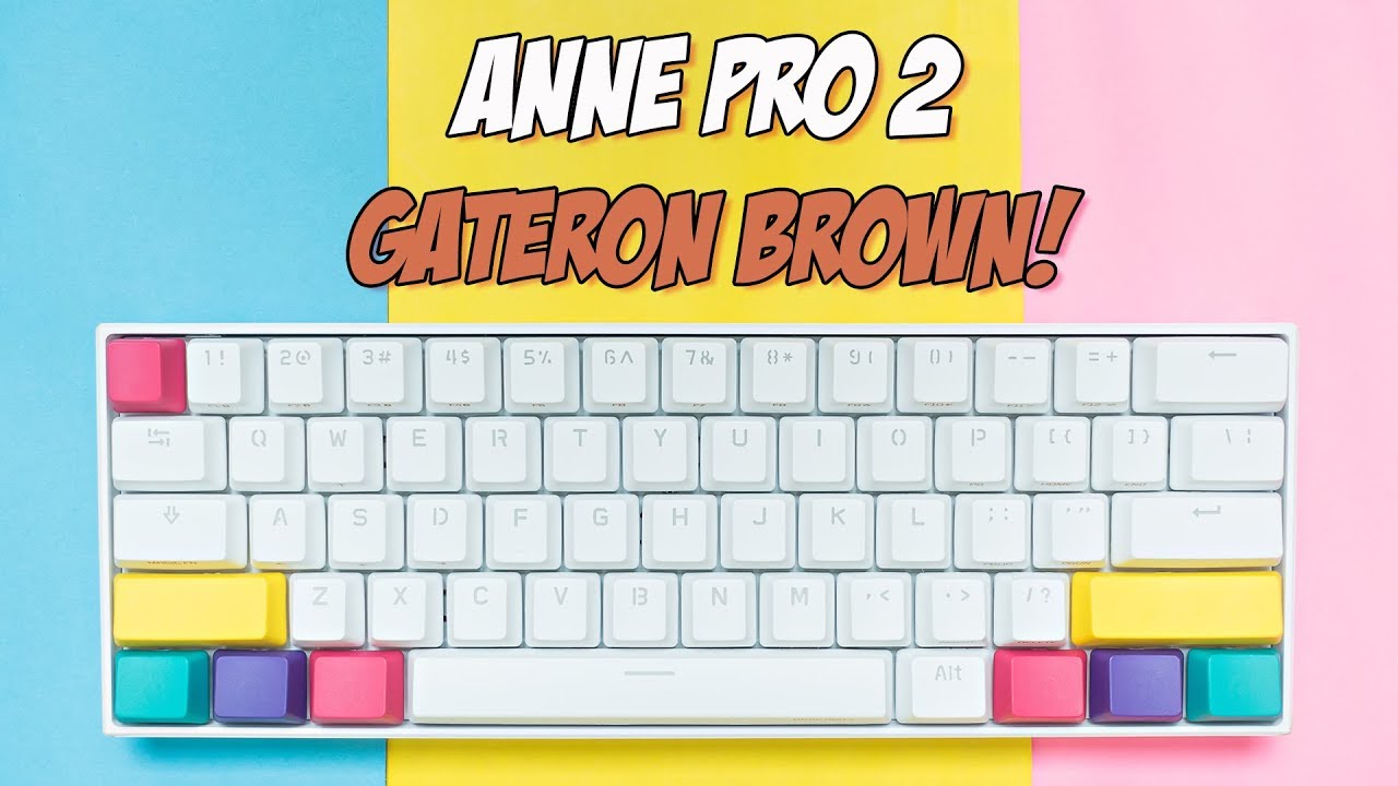 Anne Pro 2 Gateron Brown Review - Best 60% Mechanical Keyboard!