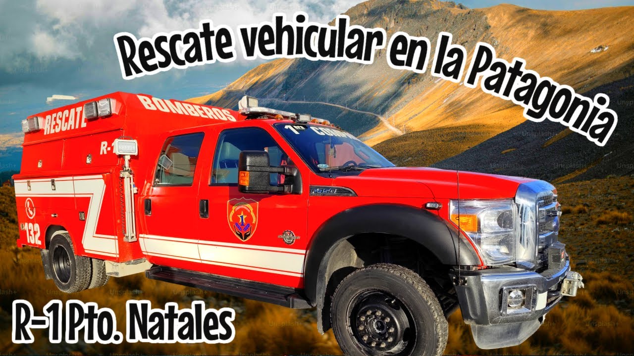 🚒R-1 Bomberos Puerto Natales | Ford F-450 de rescate🚨