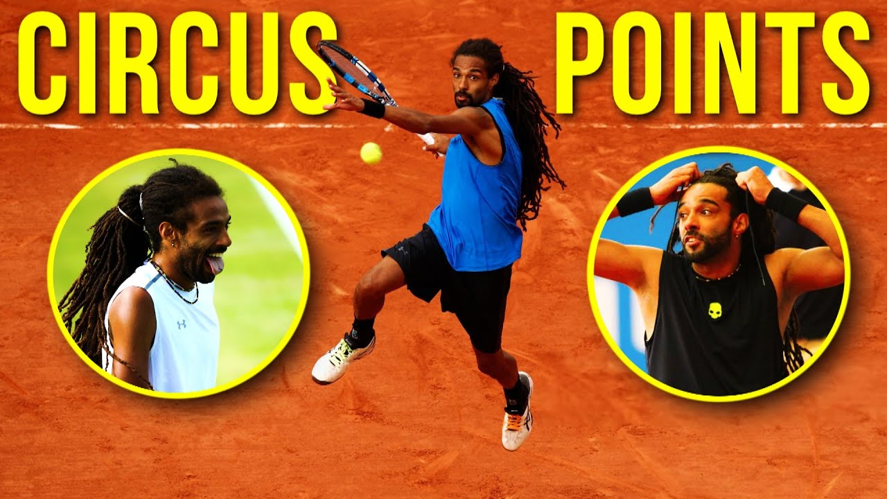 Dustin Brown - Tennis Biggest Magician (Circus Points!)