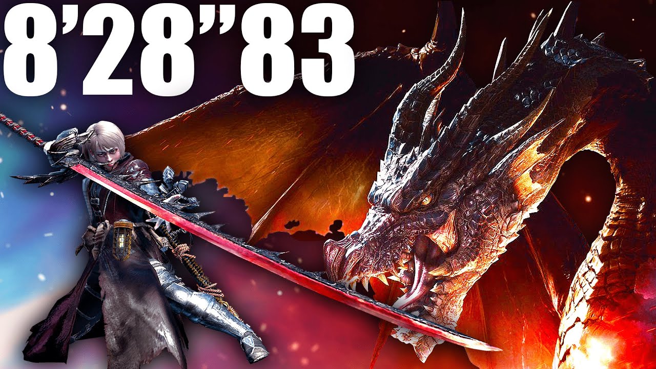 [MHWI:PS4] ミラボレアス 伝説の黒龍 太刀 ソロ freestyle ネコ無し 非火事場 短期無し 08’28