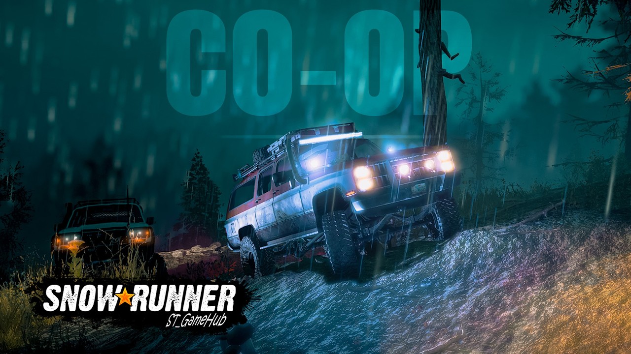 SnowRunner Live Stream with Friends #live #stgamehub