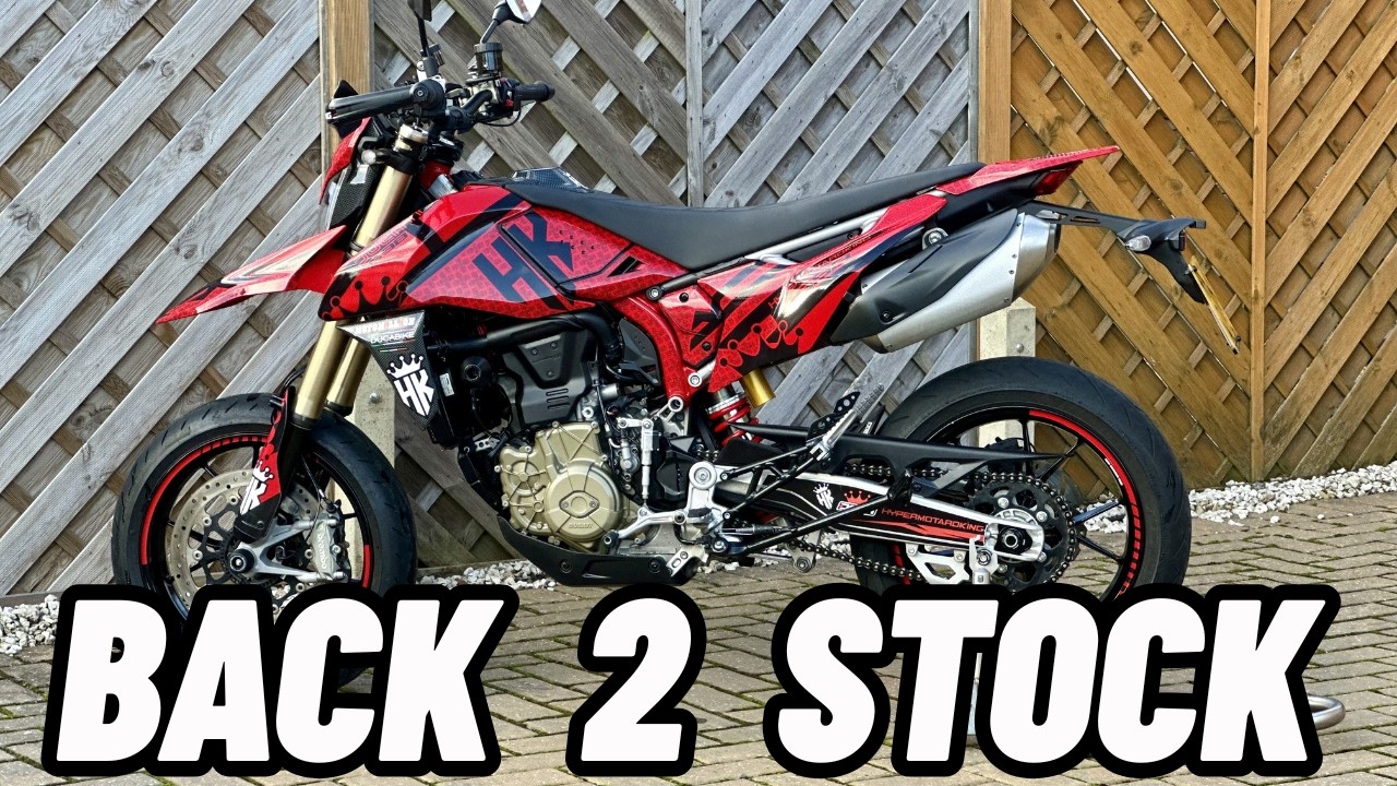 Removing Every Upgrade from My Ducati Hypermotard 698 Mono.. Here's Why?