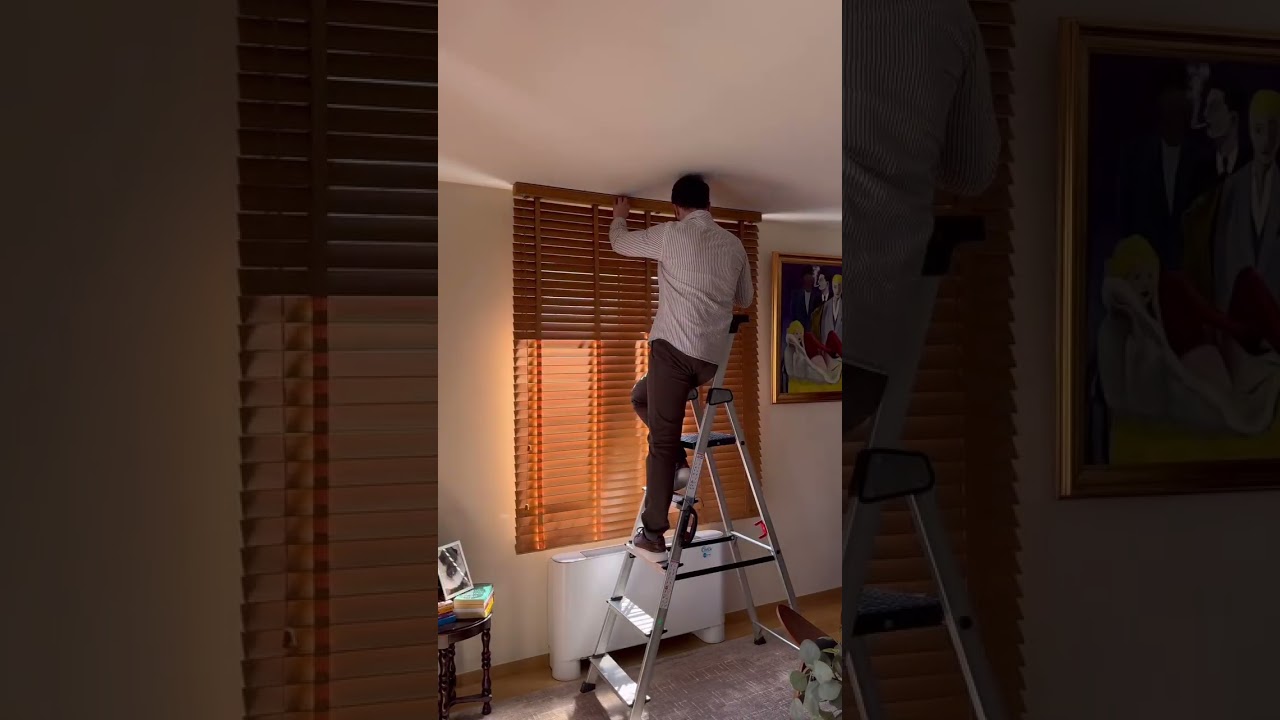 # wooden blinds #curtains #interiordesign #homedecor #blinds #interior #curtain #design #home