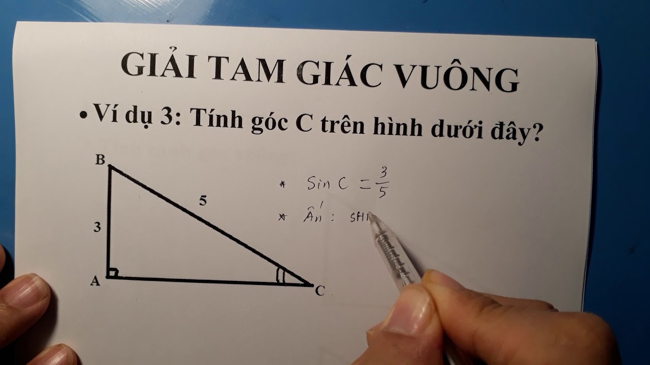 Toán 9: Giải tam giác vuông ( Phần 1 )