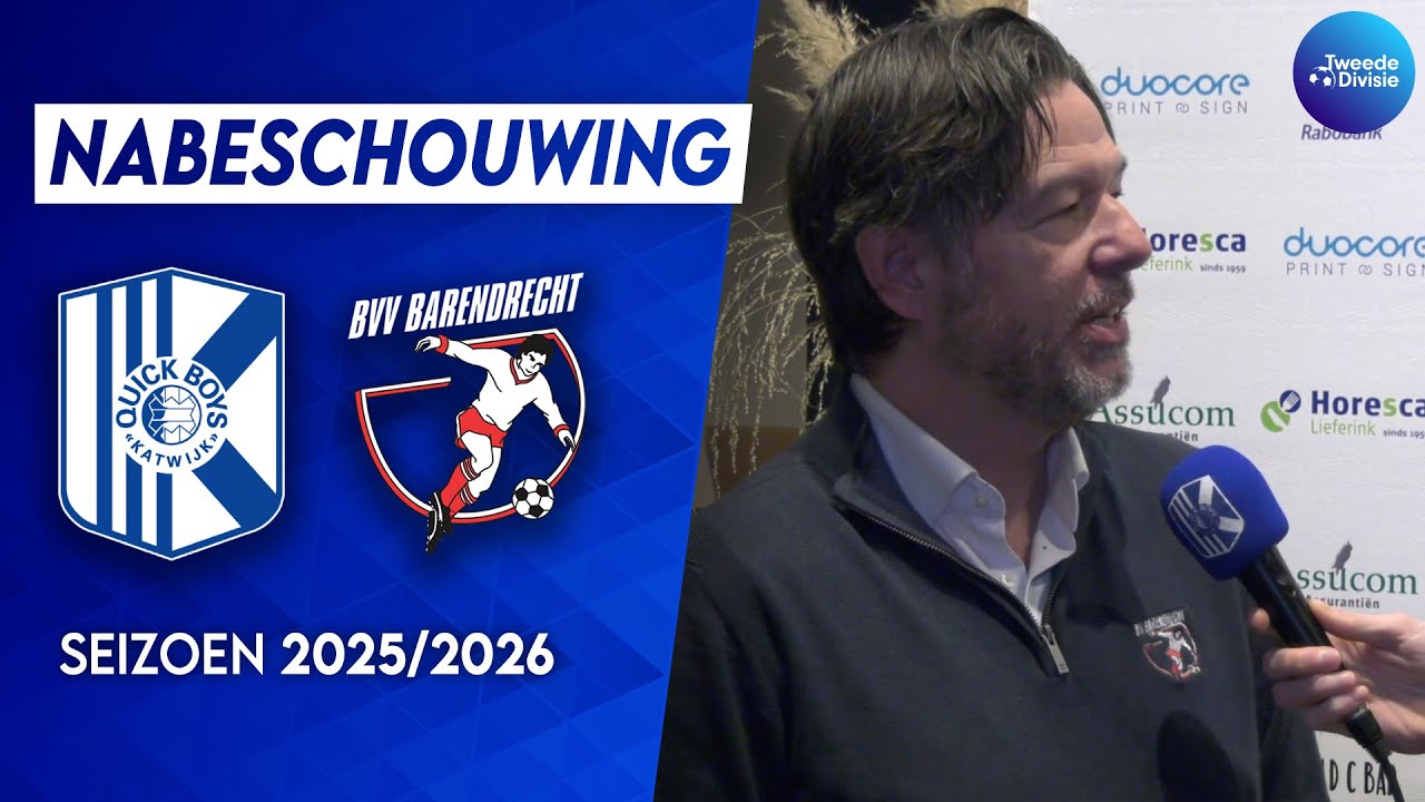 Nabeschouwing Quick Boys - BVV Barendrecht | 𝗗𝗼𝗴𝗮𝗻 𝗖𝗼𝗿𝗻𝗲𝗶𝗹𝗹𝗲 & 𝗔𝗱𝗿𝗶𝗲 𝗣𝗼𝗹𝗱𝗲𝗿𝘃𝗮𝗮𝗿𝘁