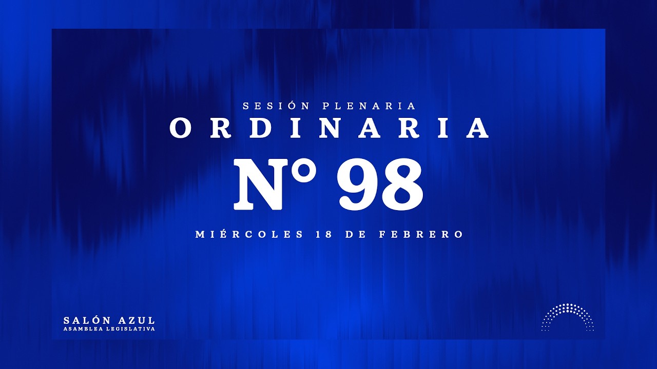 Sesión Plenaria Ordinaria Nº 98