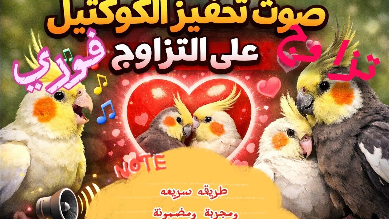 تحفيز الكوكتيل علي التزاوج❤️نتيجة سريعة ومجربه😘🥰😍
