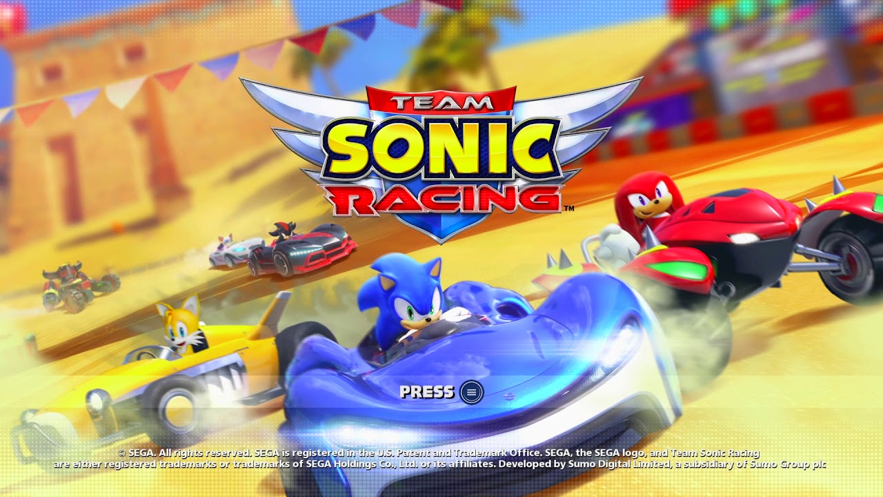 Team Sonic Racing Title Screen (PC, Switch, PS4, Xbox One)