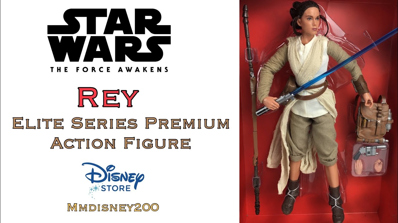 Star Wars Elite Series Rey Premium Action Figure Unboxing and Review