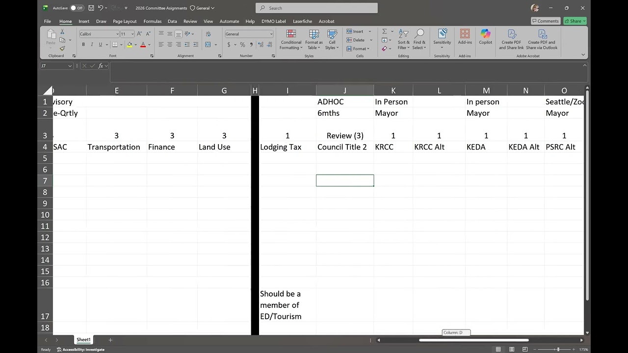 January 20, 2026 Council Work Study