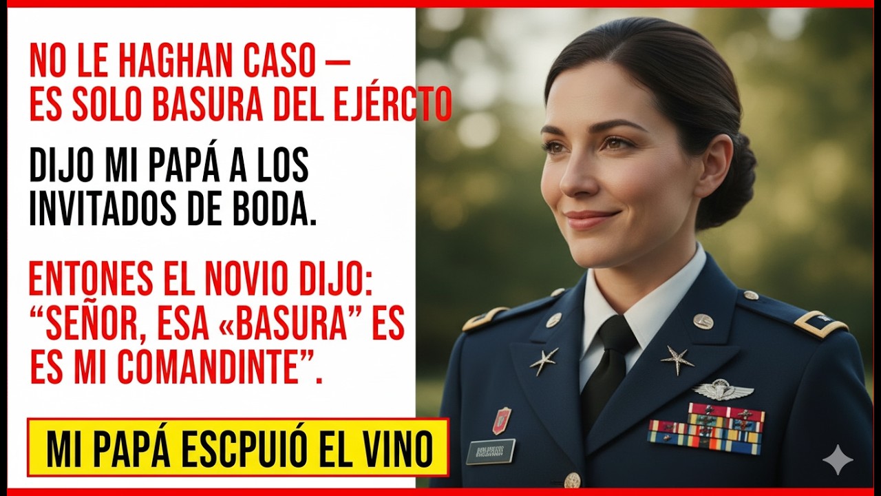 El brindis del novio hizo que su padre escupiera el vino