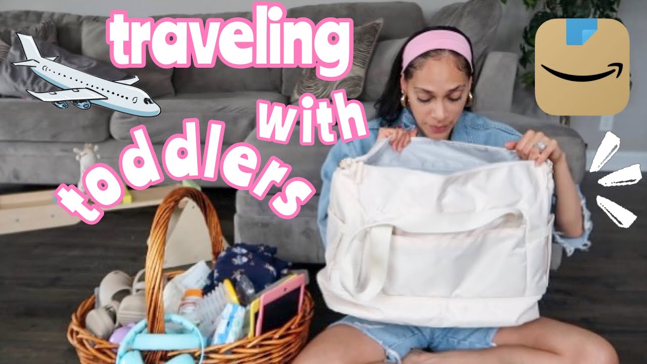 AMAZON toddler travel MUST HAVES | carry on essentials for toddlers - Amazon vacation haul