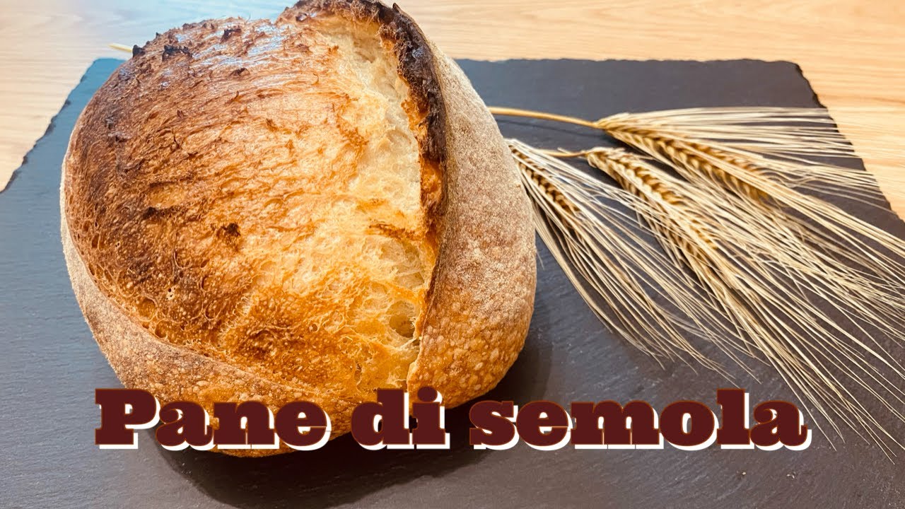 Pane di semola con autolisi | pane pugliese con licoli