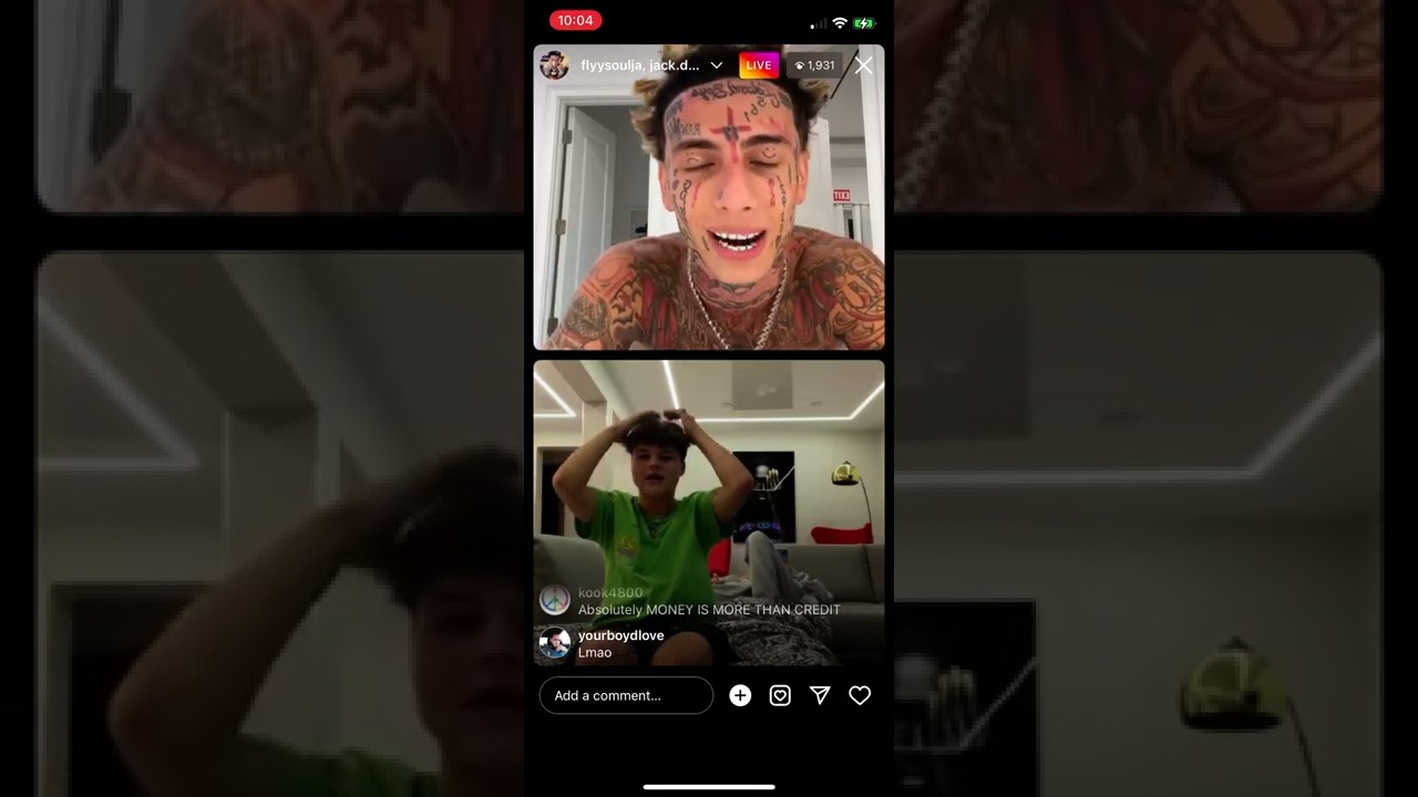 Flysoulja arguing with Jack Doherty on IG live part 2 #viral #viralvideo #arguing