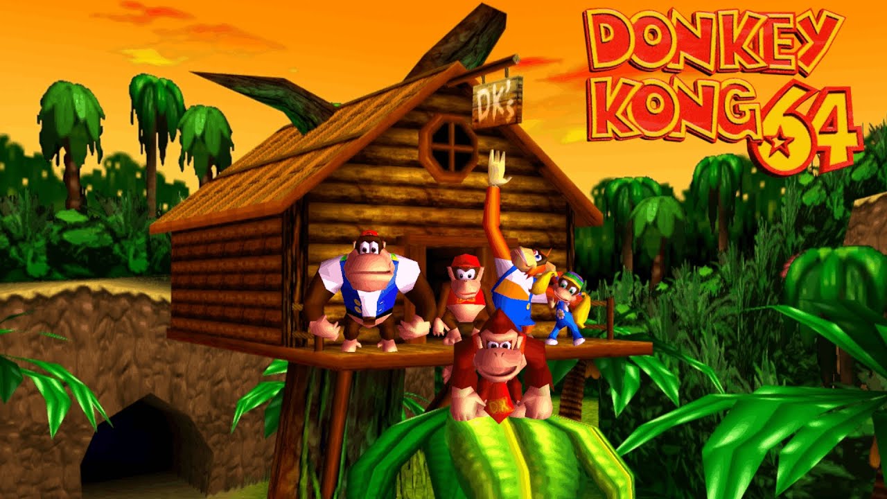 Donkey Kong 64 DK Isle Theme Medley | All Themes + Visuals (Best Quality)