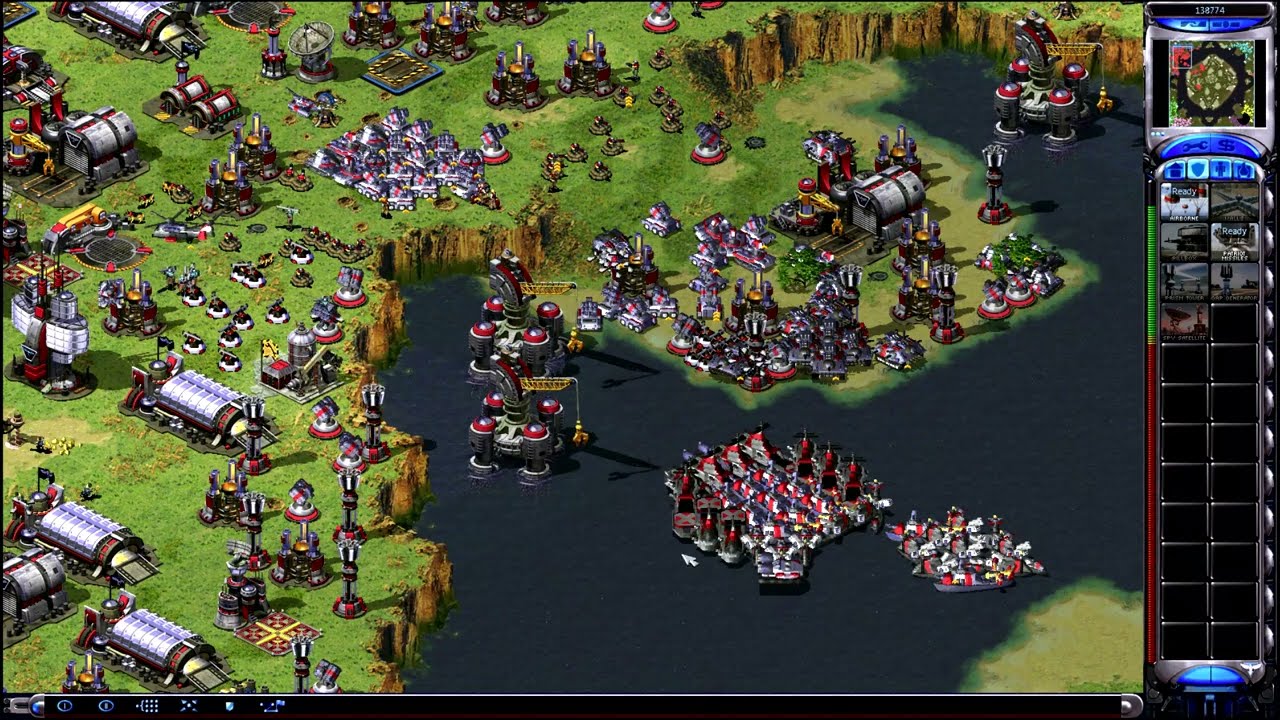 Red Alert 2 Yuri , Part 2 , 8 ทีม 2 ฝ่าย แผนที่เป็นเกาะ